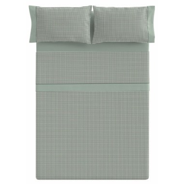 Juego Juego Sábanas Siero Verde Cama 150 cm 4 Piezas | DESLAN INTERNACIONAL