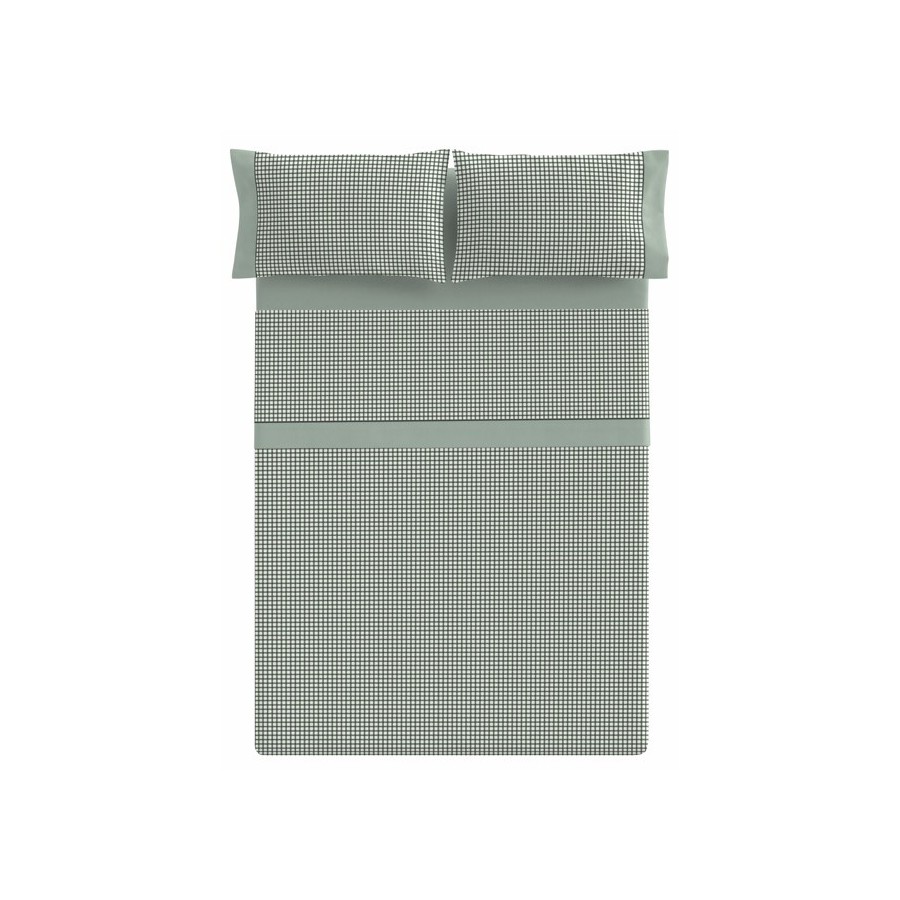 Juego Juego Sábanas Siero Verde Cama 150 cm 4 Piezas | DESLAN INTERNACIONAL