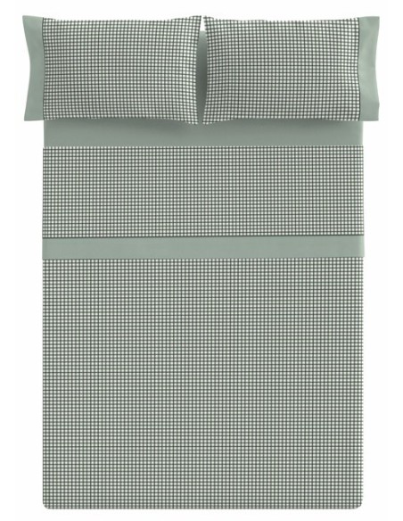 Juego Juego Sábanas Siero Verde Cama 150 cm 4 Piezas | DESLAN INTERNACIONAL