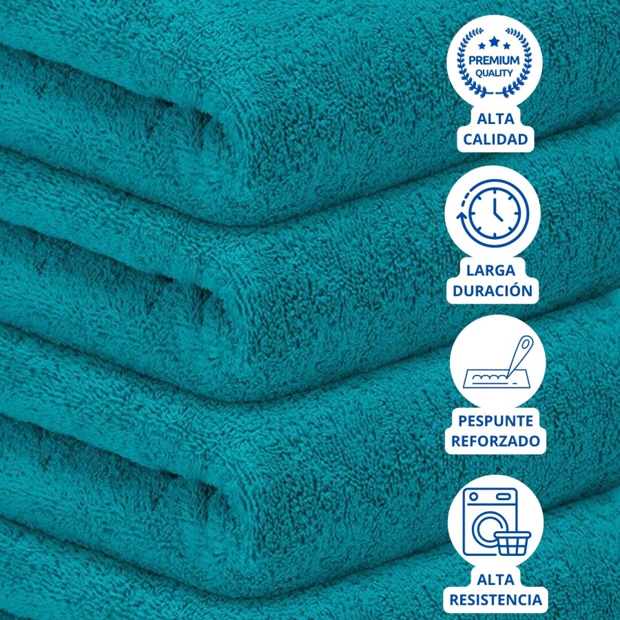 Toalla Mónaco 100% Algodón 450gr - Oceano | Deslan Internacional