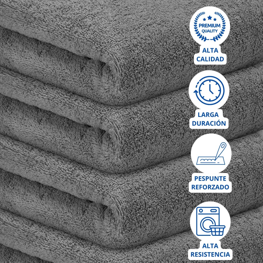 Toalla Mónaco 100% Algodón 450gr - Marengo | Deslan Internacional