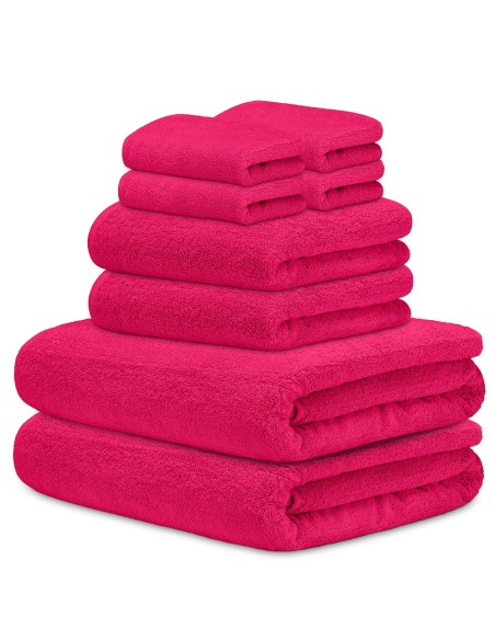 Toalla Mónaco 100% Algodón 450gr - Fuxia | Deslan Internacional