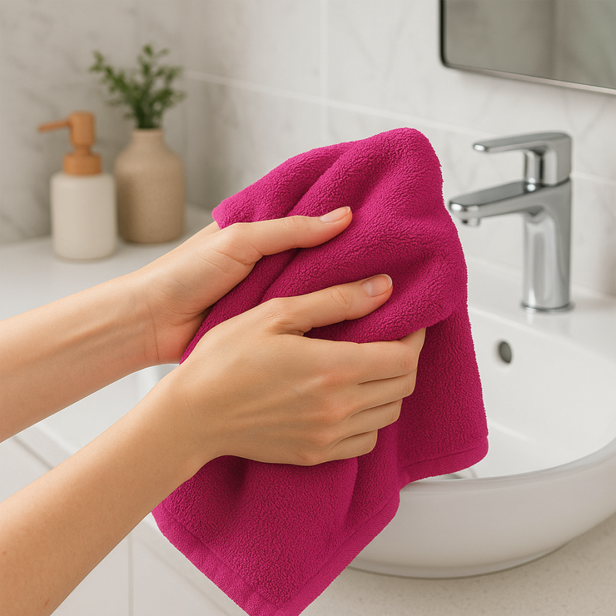 Toalla Mónaco 100% Algodón 450gr - Fuxia | Deslan Internacional