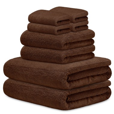Toalla Mónaco 100% Algodón 450gr - Marron | Deslan Internacional