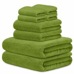Toalla Mónaco 100% Algodón 450gr - Verde Hoja | Deslan Internacional