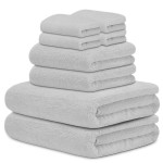 Toalla Mónaco 100% Algodón 450gr - Gris plata | Deslan Internacional