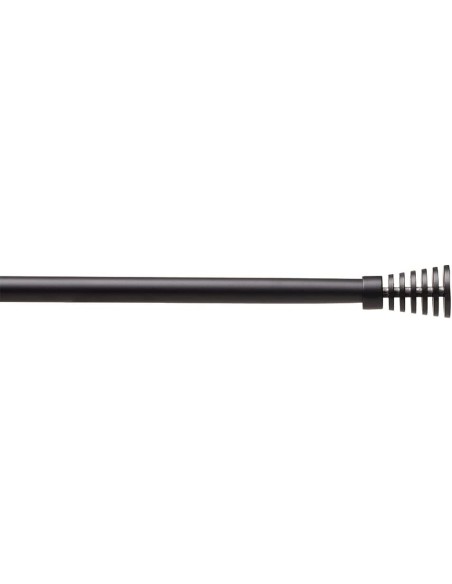 Barra de Cortina Extensible 120-210 cm - Basic - Negro | Deslan Internacional