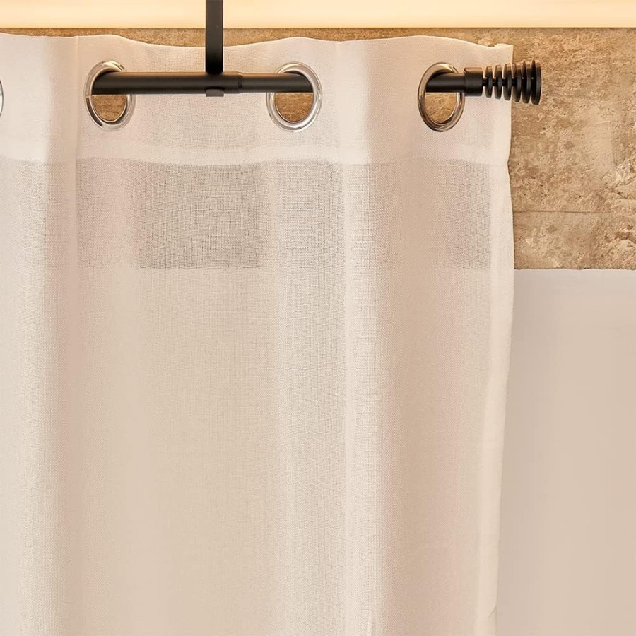 Barra de Cortina Extensible 120-210 cm - Basic - Negro | Deslan Internacional