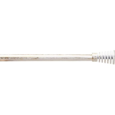 Barra de Cortina Extensible 120-210 cm - Basic - Blanco/Oro | Deslan Internacional