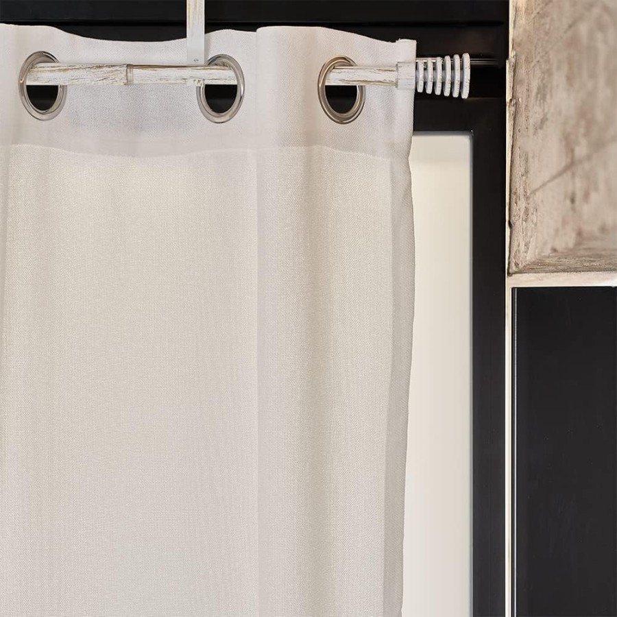 Barra de Cortina Extensible 120-210 cm - Basic - Blanco/Oro | Deslan Internacional