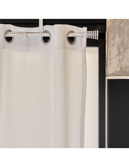Barra de Cortina Extensible 120-210 cm - Basic - Blanco/Oro | Deslan Internacional
