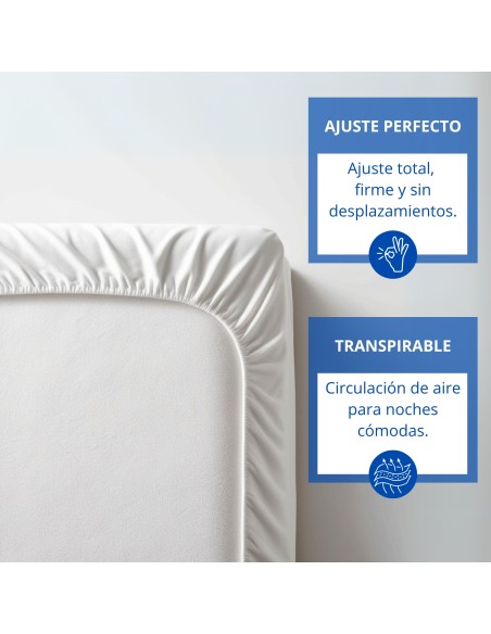 Protector de colchón de rizo impermeable de Polialgodón | Deslan Internacional