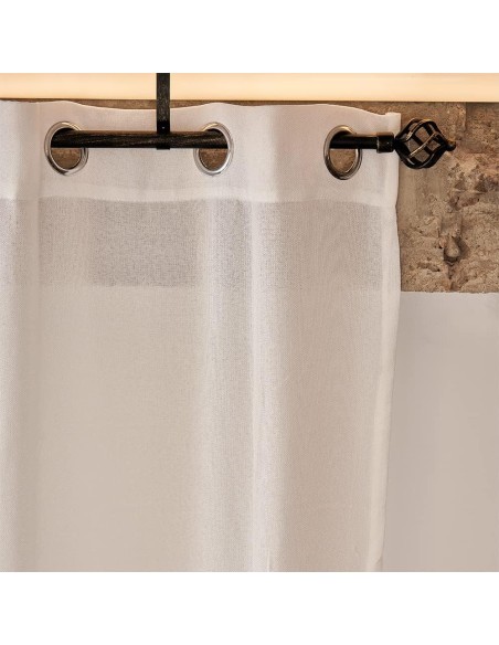 Barra de Cortina Extensible 120-210 cm - Espira - Negro/Oro | Deslan Internacional
