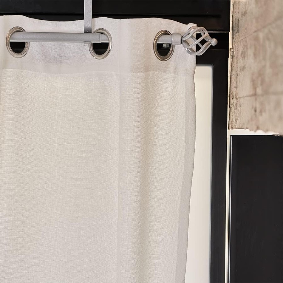 Barra de Cortina Extensible 120-210 cm - Espira - Plata | Deslan Internacional