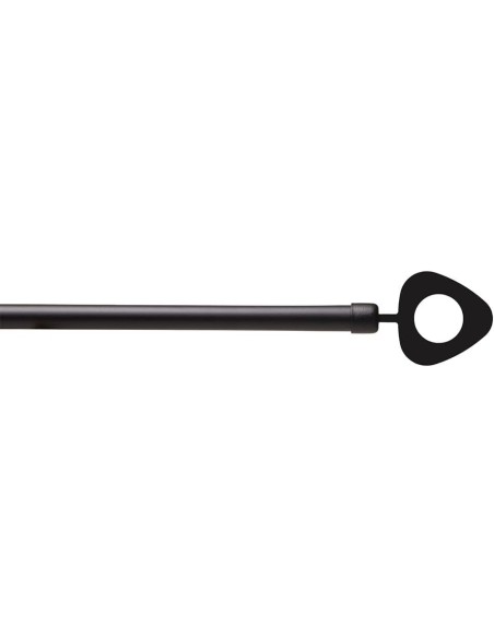 Barra de Cortina Extensible 120-210 cm - Flecha - Negro | Deslan Internacional