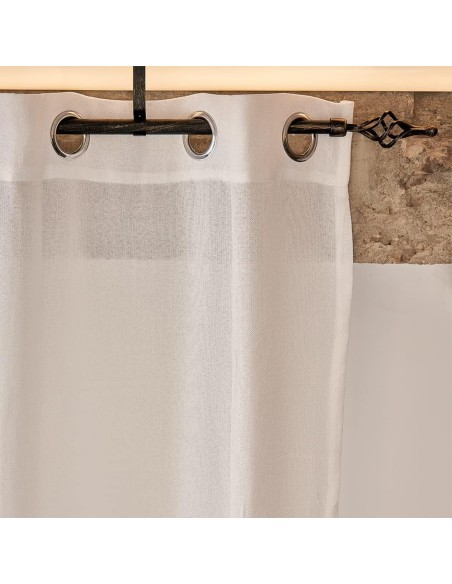 Barra de Cortina Extensible 120-210 cm - Piña - Negro/Oro | Deslan Internacional
