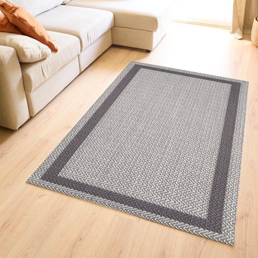 Alfombra Vinílica Fiori - Beige Antideslizante y Lavable | Deslan Internacional