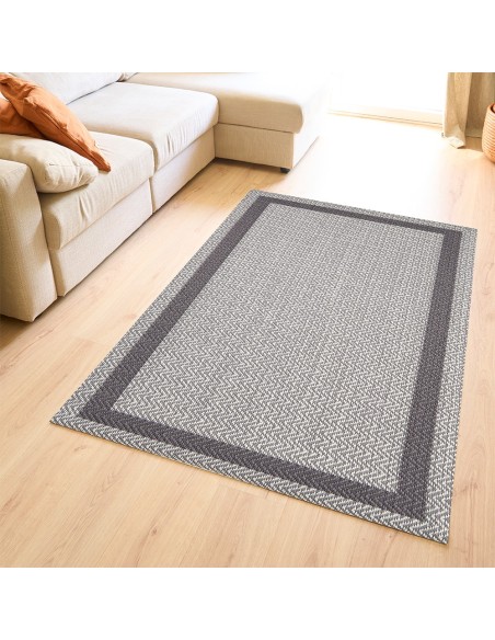 Alfombra Vinílica Fiori - Beige Antideslizante y Lavable | Deslan Internacional