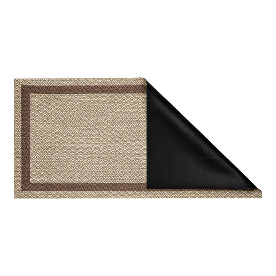 Alfombra Vinílica Fiori - Tofee Antideslizante y Lavable | Deslan Internacional