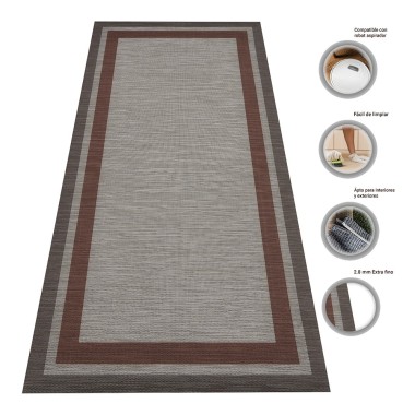 Alfombra Vinílica Baland - Teja Antideslizante y Lavable | Deslan Internacional 2