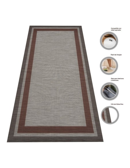 Alfombra Vinílica Baland - Teja Antideslizante y Lavable | Deslan Internacional