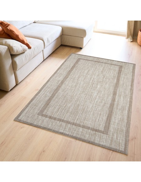 Alfombra Vinílica Sensal - Beige Antideslizante y Lavable | Deslan Internacional