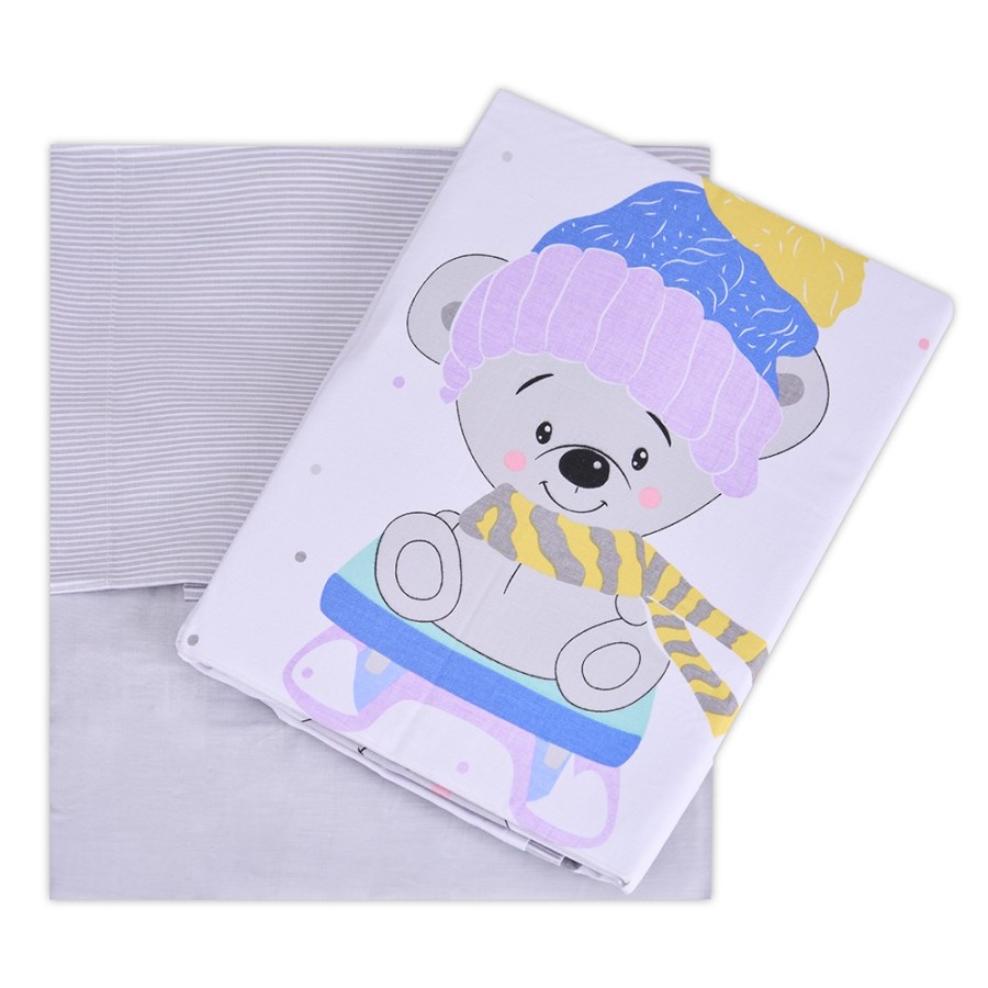 Funda Nórdica Infantil Suffers - Gris | Juego 3 Piezas 50% Algodón 50% Poliéster