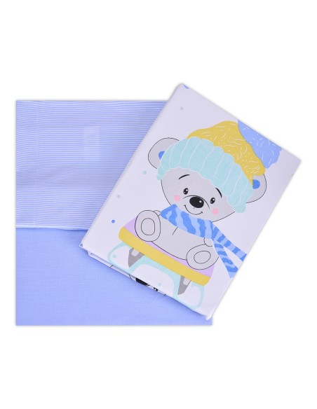 Funda Nórdica Infantil Suffers - Azul | Juego 3 Piezas 50% Algodón 50% Poliéster