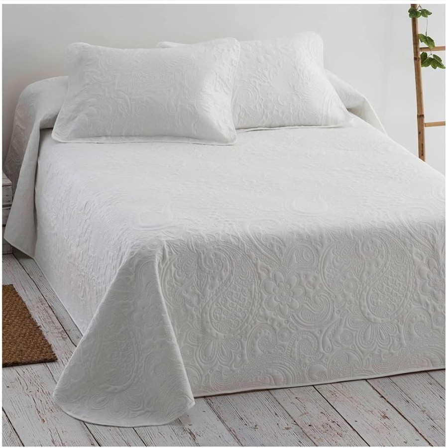 Colcha Termosellada Modelo TIBET - Blanco | Deslan Internacional