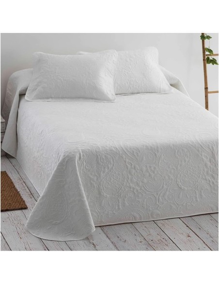 Colcha Termosellada Modelo TIBET - Blanco | Deslan Internacional