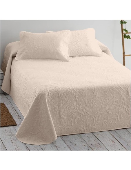 Colcha Termosellada Modelo TIBET - Crudo | Deslan Internacional