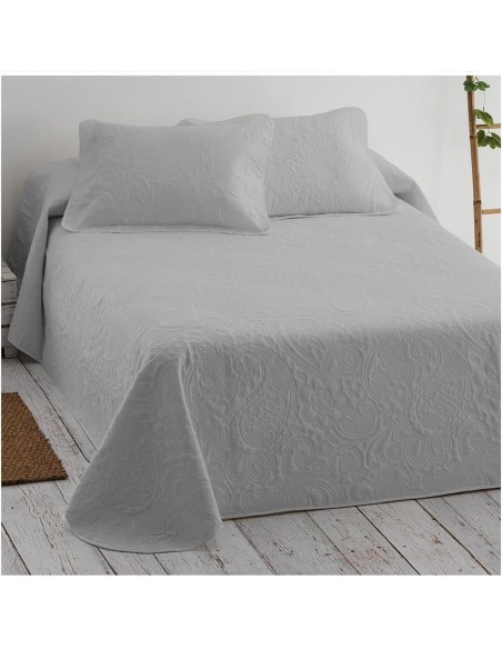 Colcha Termosellada Modelo TIBET - Gris | Deslan Internacional