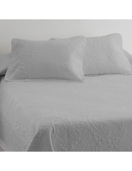 Colcha Termosellada Modelo TIBET - Gris | Deslan Internacional