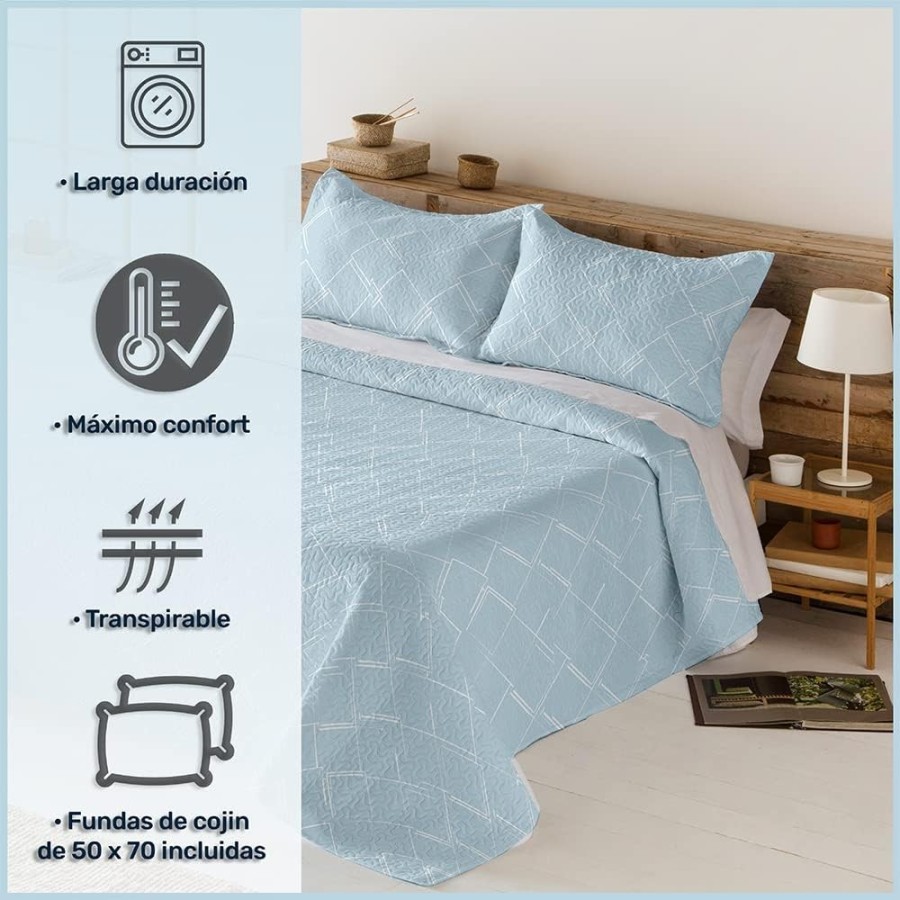 Colcha Bouti Reversible Modelo TAVIRA | Deslan Internacional