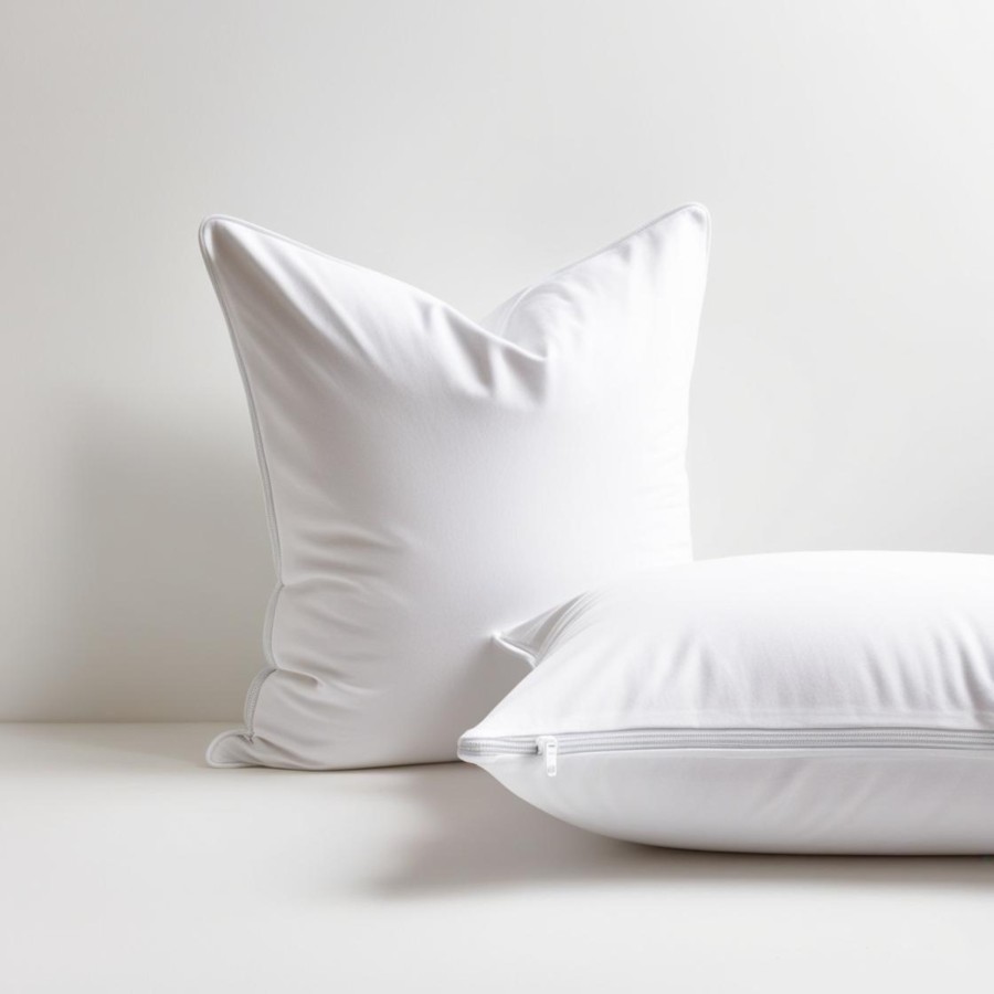 Pack 2 Fundas de Almohada Impermeables Transpirables con Cremallera | Deslan Internacional