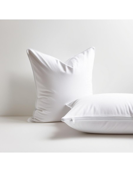 Pack 2 Fundas de Almohada Impermeables Transpirables con Cremallera | Deslan Internacional