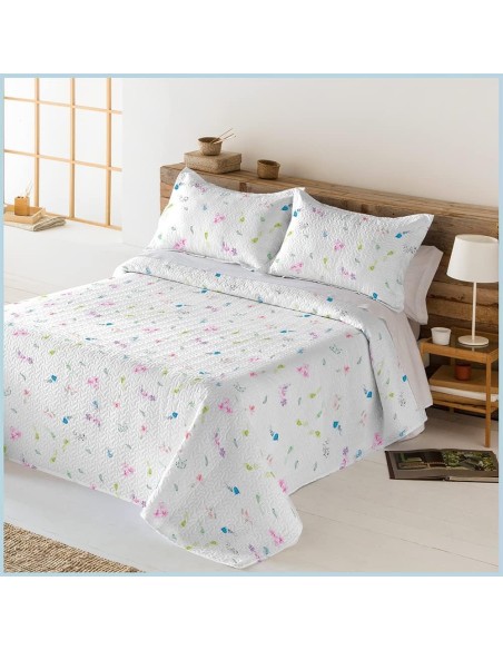 Colcha Bouti Reversible Modelo AIXA | Cama 150cm| Deslan Internacional