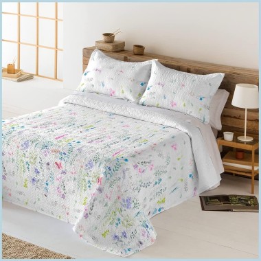 Colcha Bouti Reversible Modelo AIXA | Cama 150cm| Deslan Internacional