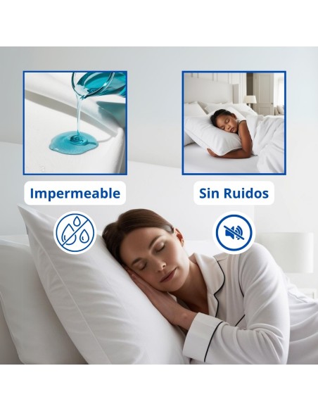 Pack 2 Fundas de Almohada Impermeables Transpirables con Cremallera | Deslan Internacional