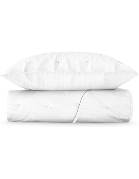 Colcha Bouti Modelo EIDER | Blanco Texturizado | Deslan Internacional