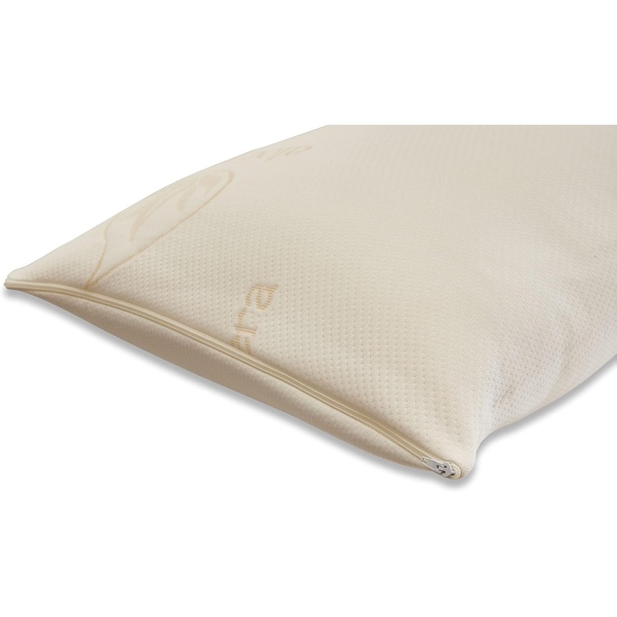 Funda de Almohada con Tejido Aloe Vera Color Beige | Deslan Internacional