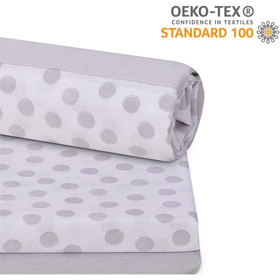 Juego de Sábanas ADINA Gris | 48% Algodón 52% Poliéster | Deslan Internacional