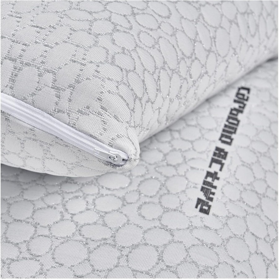 Funda de Almohada con Tejido de Carbono Activo Color Perla | Deslan Internacional