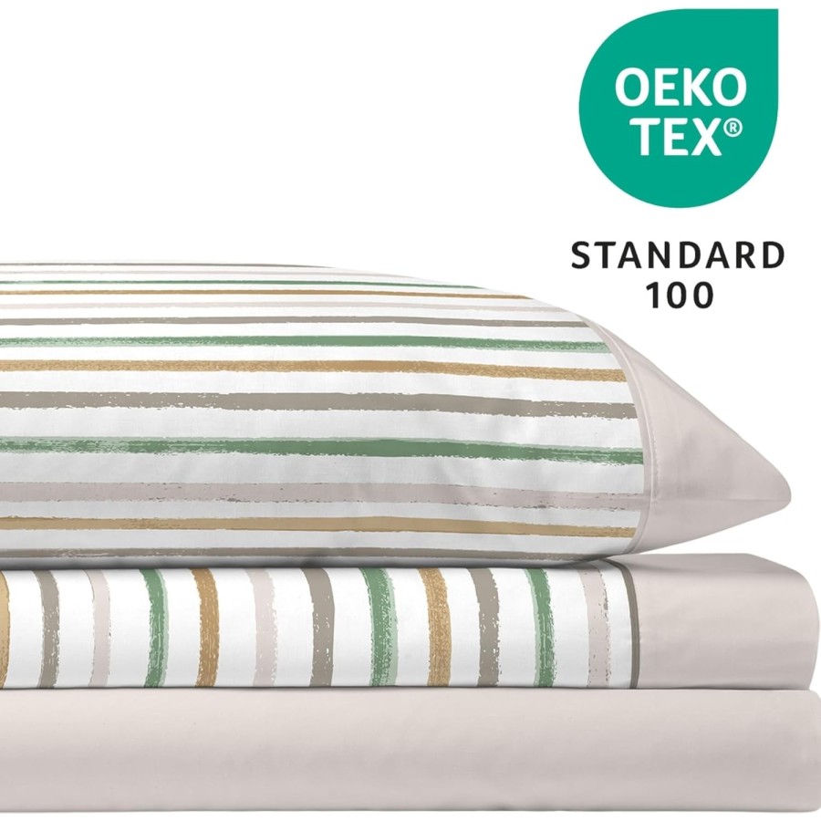 Juego de Sábanas TRAVIS Beige | 48% Algodón 52% Poliéster | Deslan Internacional