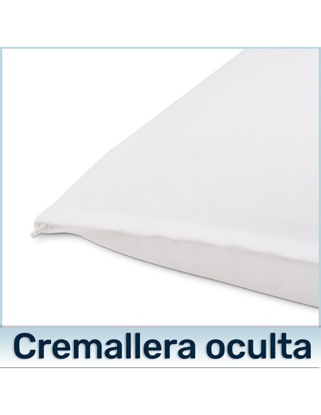 Funda de Almohada de Microfibra Blanca