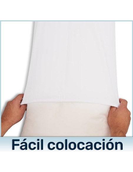 Funda de Almohada de Microfibra Blanca