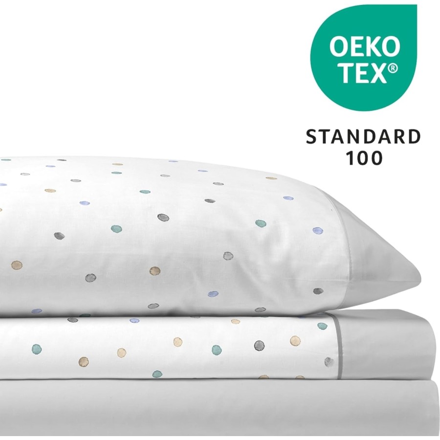 Juego de Sábanas IZAN Gris | 48% Algodón 52% Poliéster | Deslan Internacional