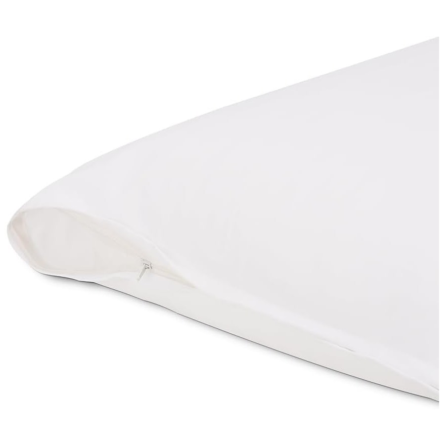 Funda de Almohada de Microfibra Blanca