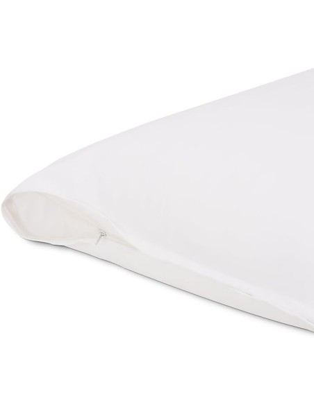 Funda de Almohada de Microfibra Blanca