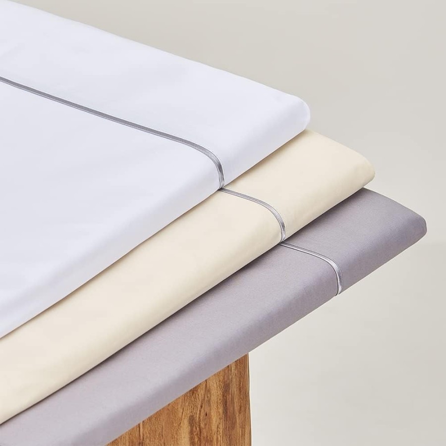 Juego de Sábanas 100% Algodón Mercerizado 200 Hilos Color Natural | Deslan Internacional